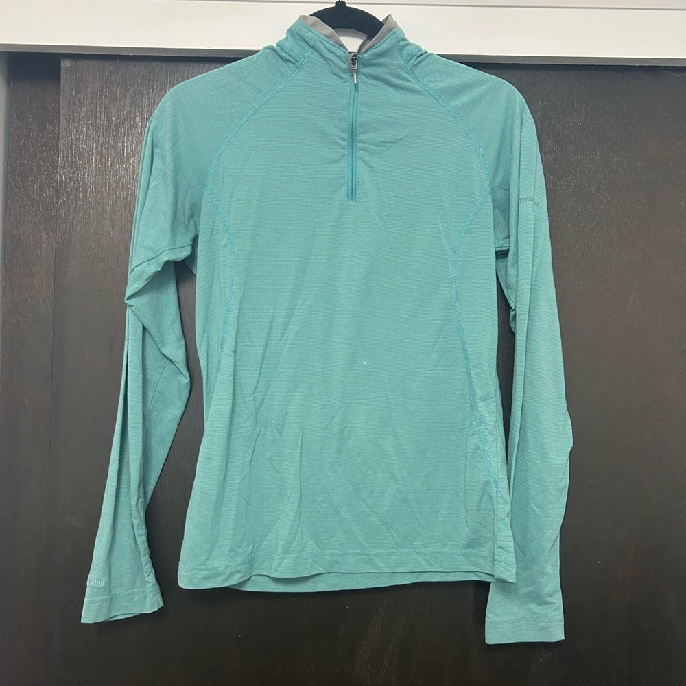 Women's Teal Long Sleeve Top